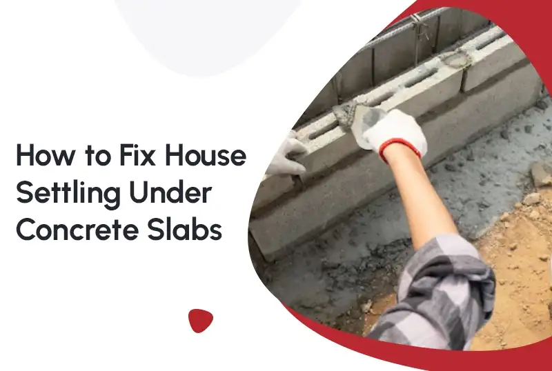 How to Fix House Settling Under Concrete Slabs — FNF Foundation Repair