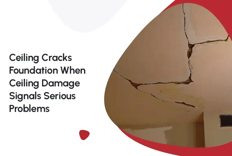 Ceiling Cracks Foundation: When Ceiling Damage Signals Serious Problems — FNF Foundation Repair