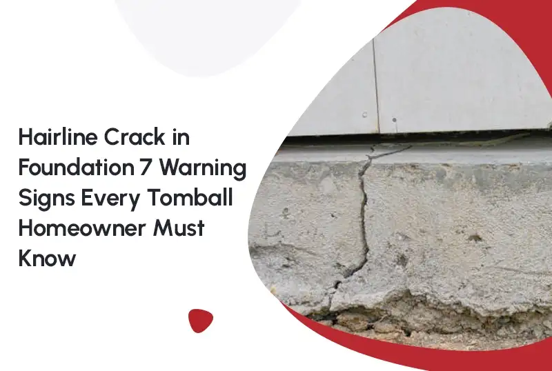 Hairline Foundation Cracks: When to Worry (Tomball Guide) — FNF Foundation Repair