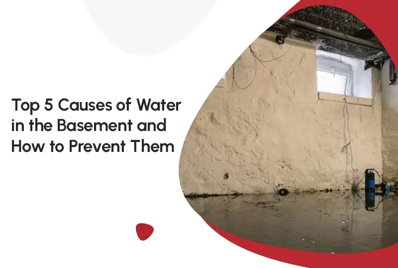 Top 5 Causes of Water in the Basement and How to Prevent Them — FNF Foundation Repair
