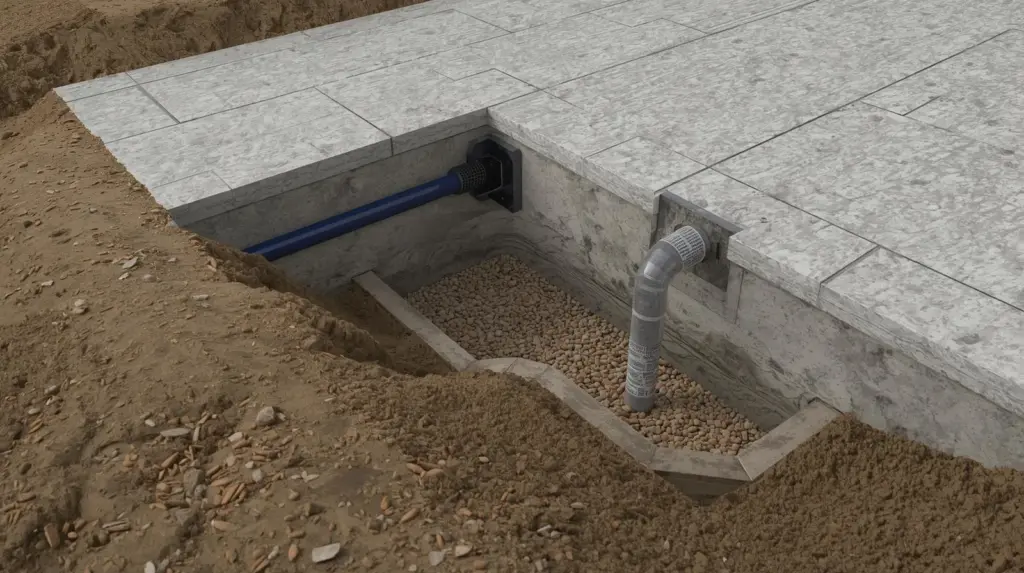 retaining wall drainage