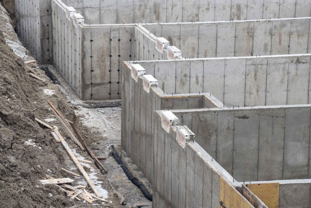 concrete walls