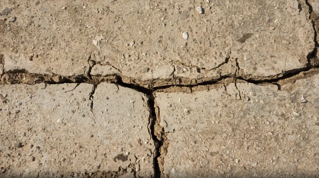 cracks in foundation slabs