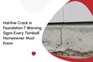 Hairline Crack in Foundation