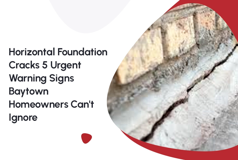 Horizontal Foundation Cracks