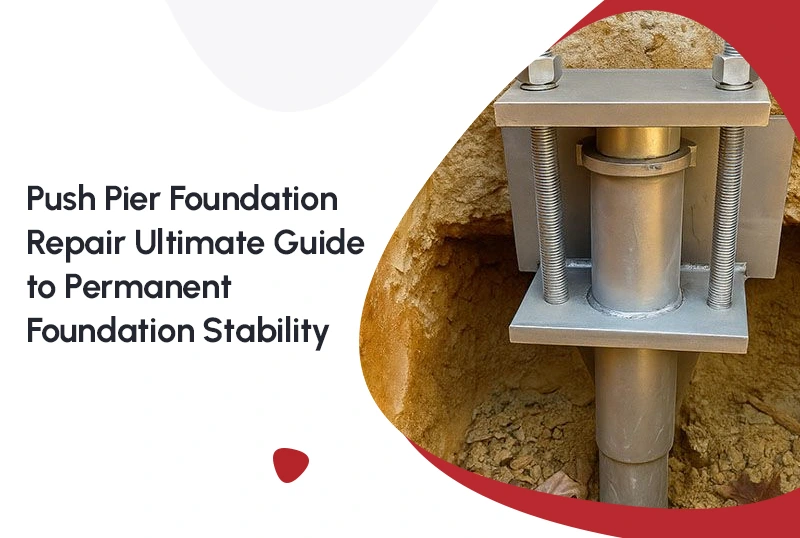 Push Pier Foundation Repair