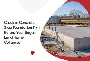 Crack in Concrete Slab Foundation