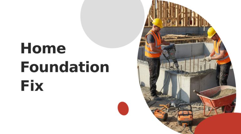home foundation fix - professional foundation repair service