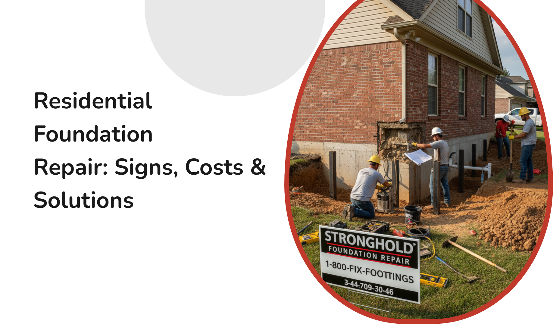 Residential foundation repair - professional foundation repair service