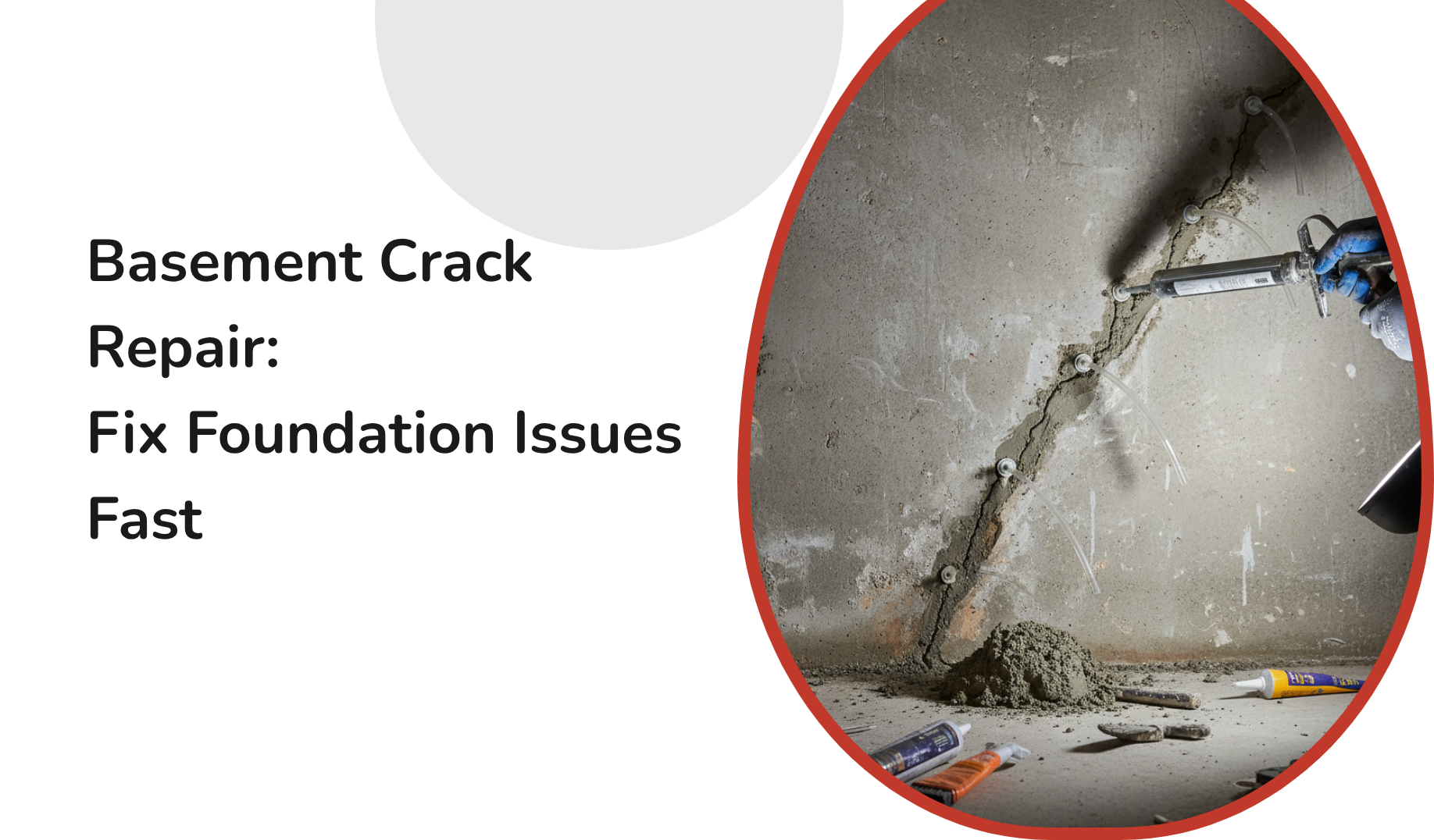 basement crack repair - professional foundation repair service
