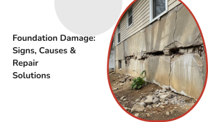 foundation damage - professional foundation repair service