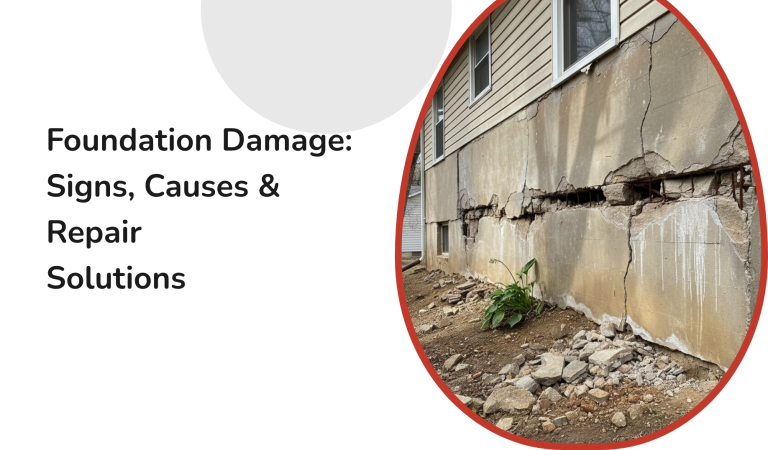 foundation damage - professional foundation repair service