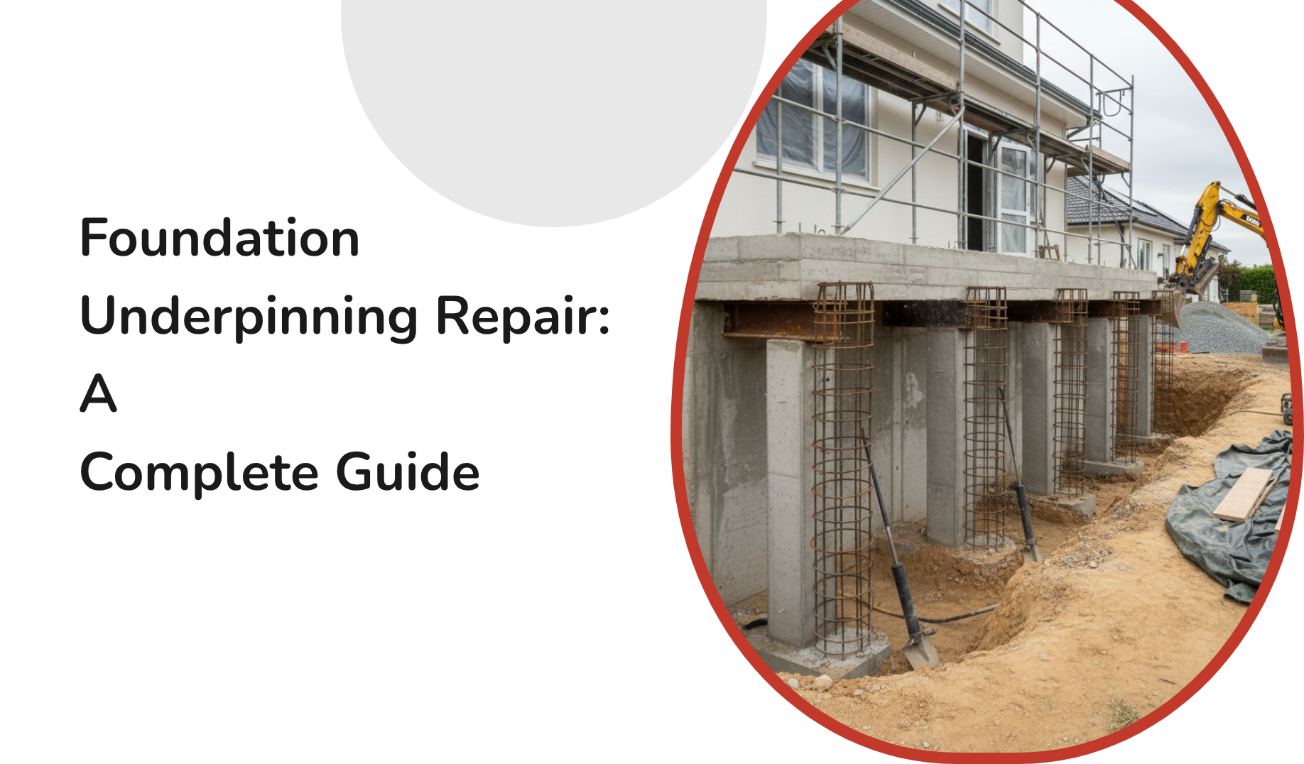 foundation underpinning repair - professional foundation repair service