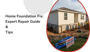 Home foundation fix - professional foundation repair service