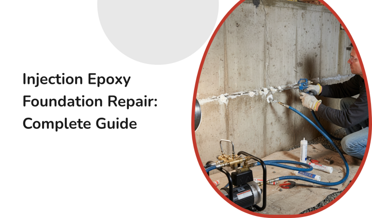 injection epoxy foundation repair - professional foundation repair service