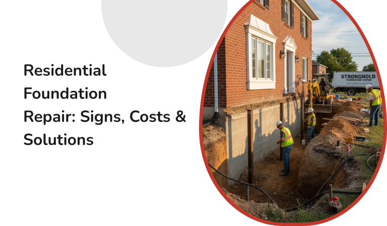 Residential foundation repair - professional foundation repair service