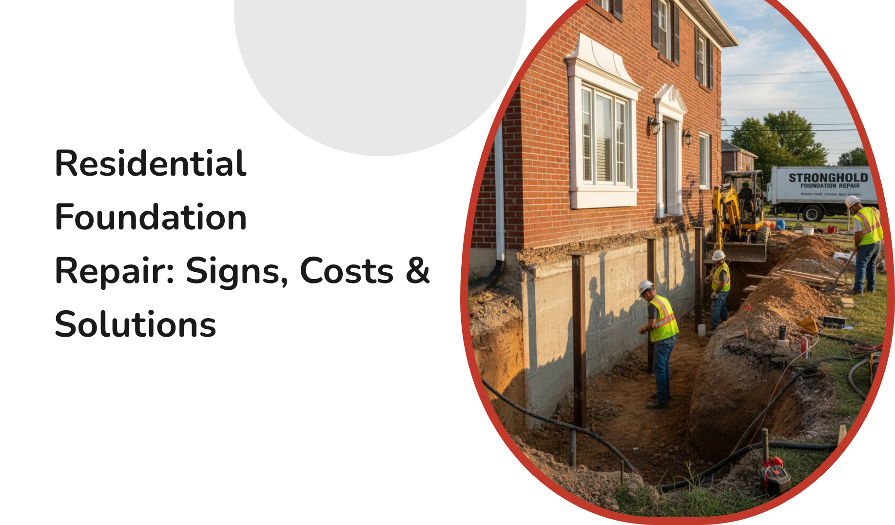 Residential foundation repair - professional foundation repair service