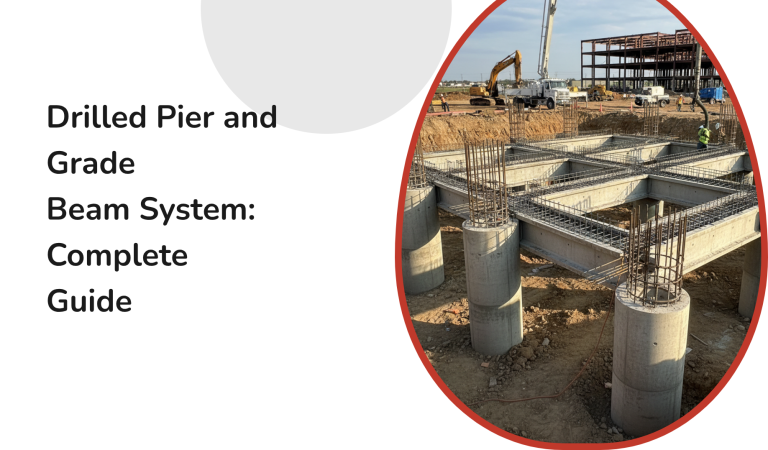 drilled pier and grade beam system - professional foundation repair service