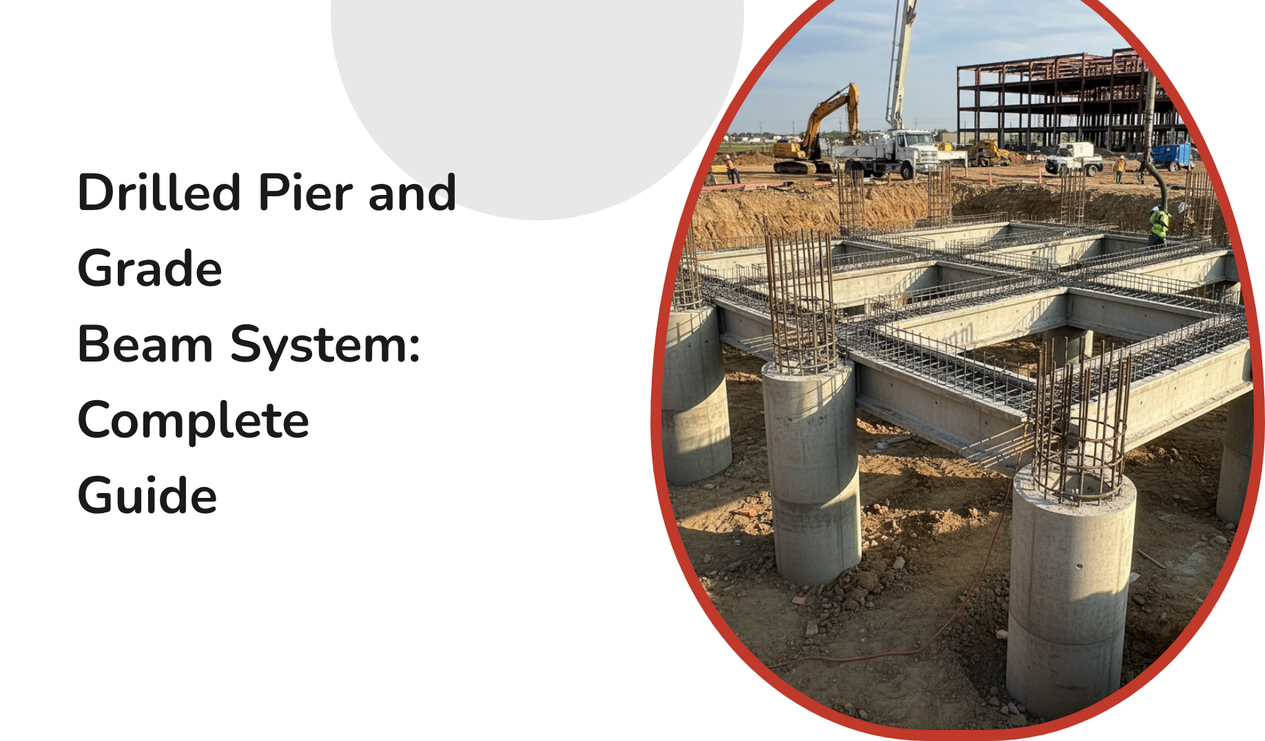 drilled pier and grade beam system - professional foundation repair service